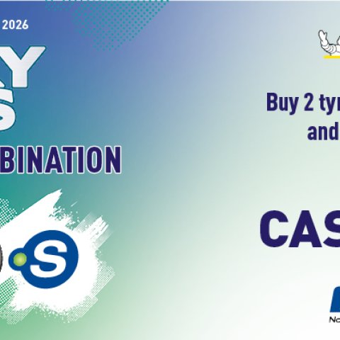 Lucky Days Point S Michelin: up to £90 cashback when purchasing two or more Michelin tyres