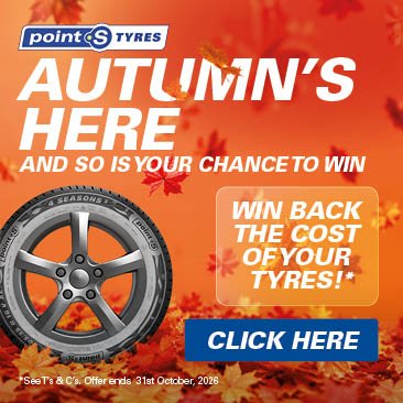 Win the cost of your Point S Tyres back